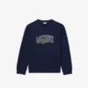 Fleece-sweatshirt med krokodilletrykk for barn