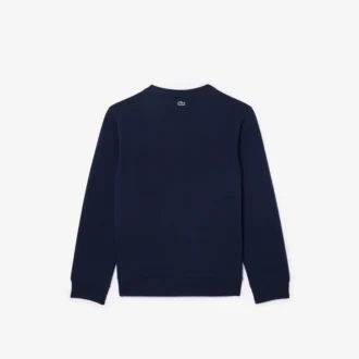 Fleece-sweatshirt med krokodilletrykk for barn
