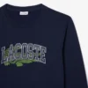 Fleece-sweatshirt med krokodilletrykk for barn