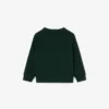 Fleece-sweatshirt med logo-striper for gutter