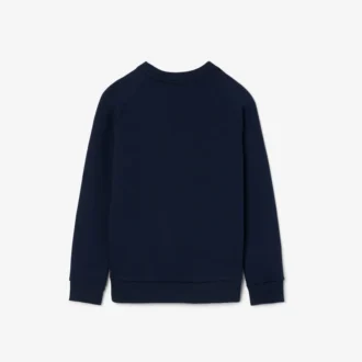 Fleece-sweatshirt med monogramtrykk for gutter