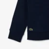 Fleece-sweatshirt med monogramtrykk for gutter