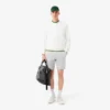 Fleece-sweatshirt med preg