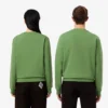 Fleece-sweatshirt med preg
