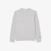 Fleece-sweatshirt med preg