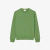 Fleece-sweatshirt med preg