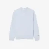 Fleece-sweatshirt med preg