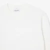 Fleece-sweatshirt med preg