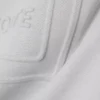 Fleece-sweatshirt med preg