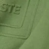 Fleece-sweatshirt med preg