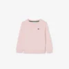 Fleece-sweatshirt med rund hals for barn