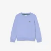 Fleece-sweatshirt med rund hals for barn