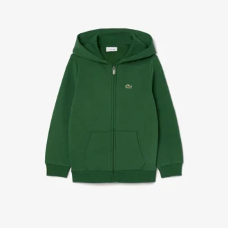 Fleece-sweatshirt med rund hals for barn