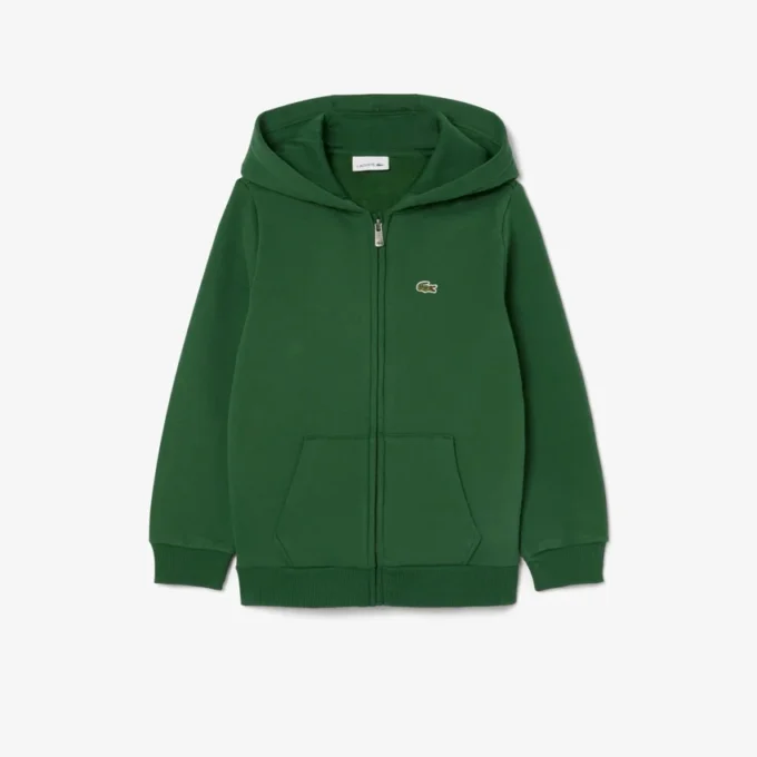 Fleece-sweatshirt med rund hals for barn
