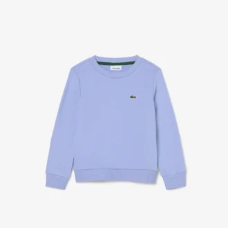 Fleece-sweatshirt med rund hals for barn