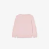 Fleece-sweatshirt med rund hals for barn