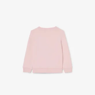 Fleece-sweatshirt med rund hals for barn