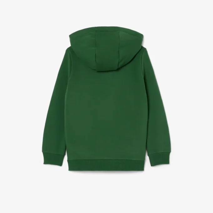 Fleece-sweatshirt med rund hals for barn