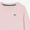 Fleece-sweatshirt med rund hals for barn