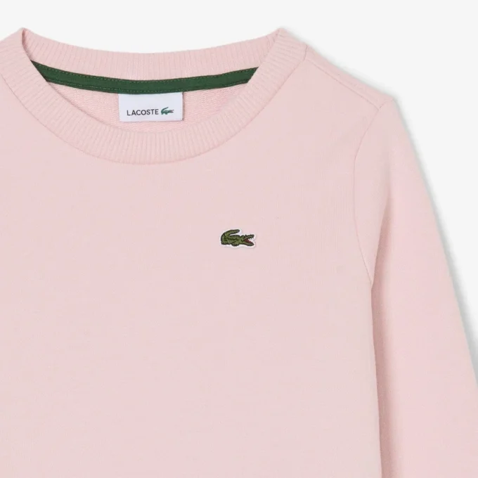 Fleece-sweatshirt med rund hals for barn