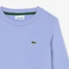Fleece-sweatshirt med rund hals for barn