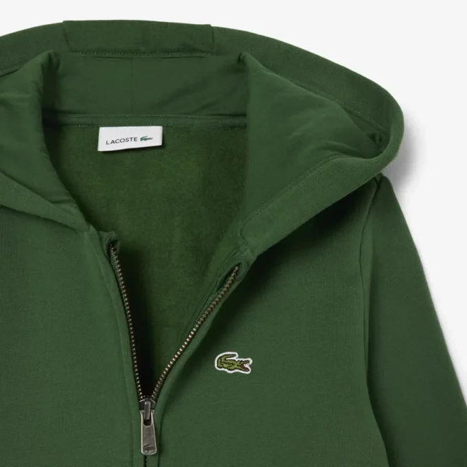 Fleece-sweatshirt med rund hals for barn