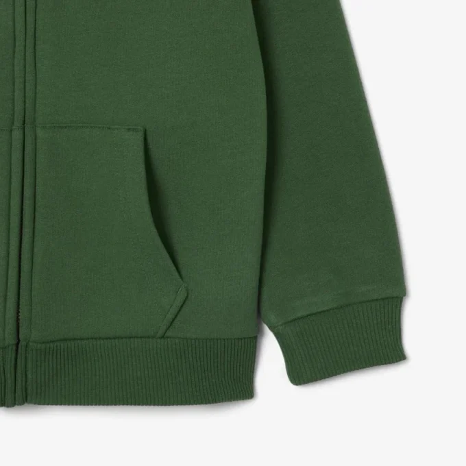 Fleece-sweatshirt med rund hals for barn