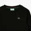 Fleece-sweatshirt med rund hals for jenter