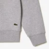 Fleece-sweatshirt med rund hals for menn