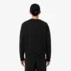 Fleece-sweatshirt med stripet bånd