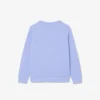 Fleece-sweatshirt med trykk for barn