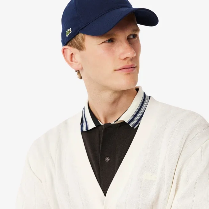 Fluid Rib Knit Cardigan for menn