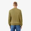 Fluid Rib Knit Cardigan for menn