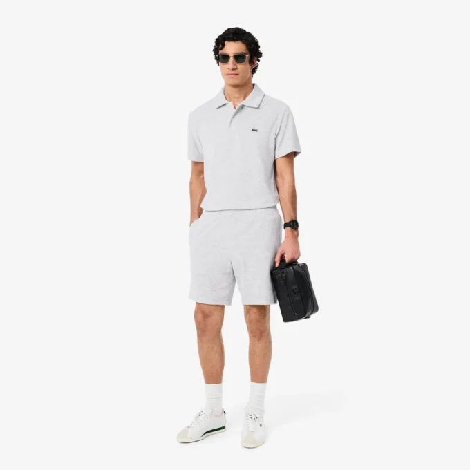 Frotté-shorts for menn