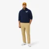 Golf-hettegenser i fleece med trykk for menn