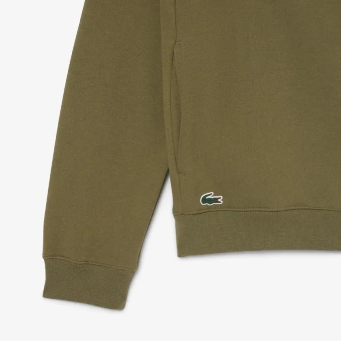 Golf-hettegenser i fleece med trykk for menn