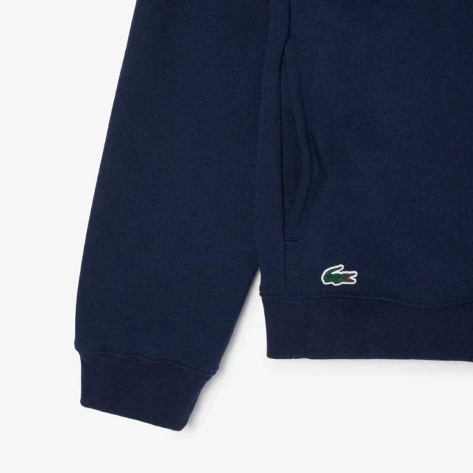 Golf-hettegenser i fleece med trykk for menn