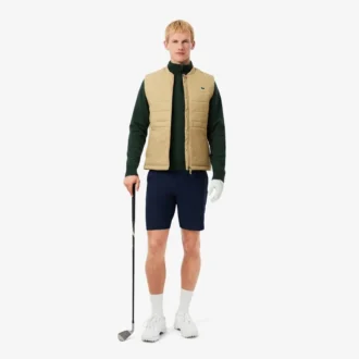 Golf-vindjakke med kvart glidelås for menn
