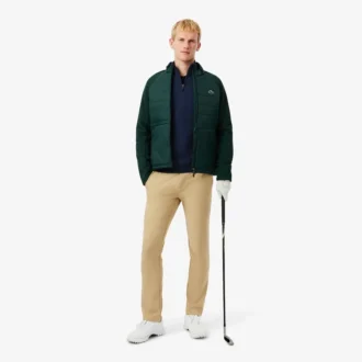 Golf-vindjakke med kvart glidelås for menn