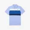 Golfpolo for menn med normal passform og fargeblokker