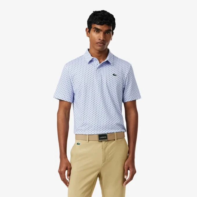 Golfpolo med vanlig passform og trykk