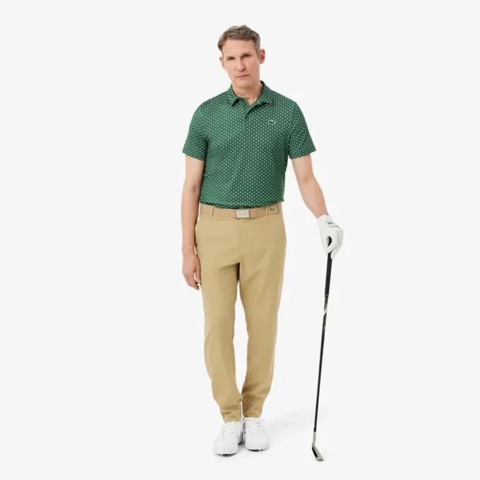 Golfpolo med vanlig passform og trykk