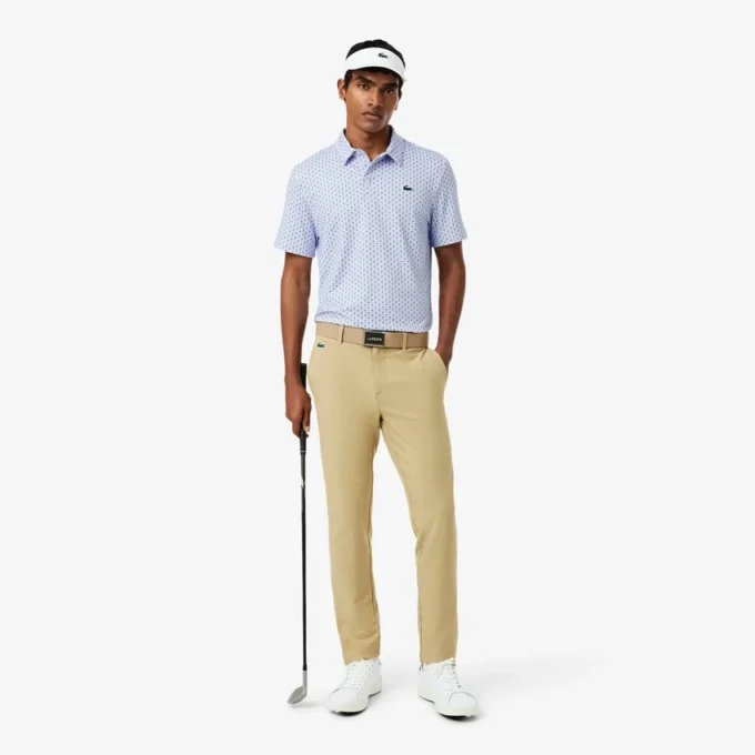 Golfpolo med vanlig passform og trykk