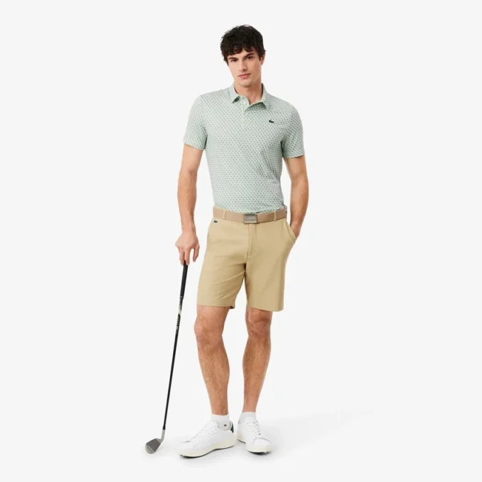 Golfpolo med vanlig passform og trykk