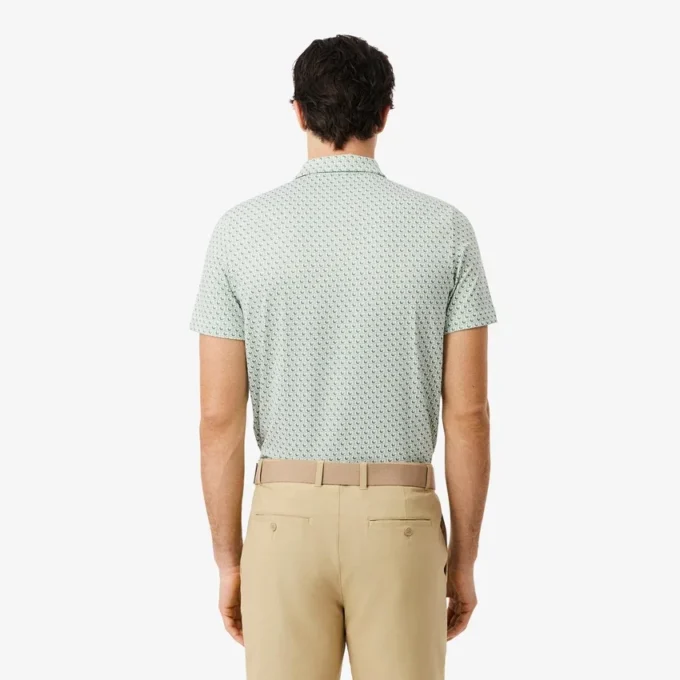 Golfpolo med vanlig passform og trykk