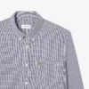 Hawaii-skjorte i poplin med rutemønster i regular fit for menn