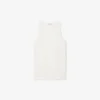 Heklet tank-top i mesh
