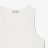 Heklet tank-top i mesh