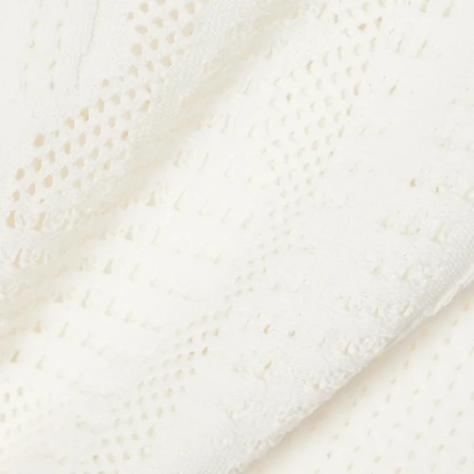 Heklet tank-top i mesh