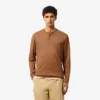 Henley med lange ermer for menn